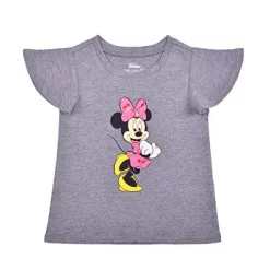 Disney Girls' 3-Pack So Sweet Minnie Mouse Ruffle Sleeve Tee, Bow Strap Sleeveless Shirt And Casual Shorts Set For Kids -Family Style Shop GUEST 338379c6 ff0a 4b63 996c 65474fe0147a