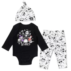 Disney Nightmare Before Christmas Zero Sally Jack Skellington Baby Bodysuit Pants And Hat 3 Piece Outfit Set Newborn To Infant 17 Disney Nightmare Before Christmas Zero Sally Jack Skellington Baby Bodysuit Pants And Hat 3 Piece Outfit Set Newborn To Infant -Family Style Shop GUEST 362ff677 1e05 4704 9e5b 85b44291cef9