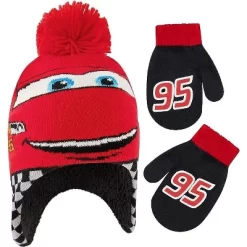 Disney Cars Lightning McQueen Winter Hat And Mitten Set, Toddler Boys Ages 2-4 -Family Style Shop GUEST 37575adf fa0b 4aa9 9a55 5a6df4356a04