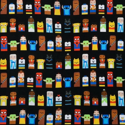 Men's Disney 100 Unified Characters Woven Button-Up Shirt - Black - Disney Store 4 Men's Disney 100 Unified Characters Woven Button-Up Shirt - Black - Disney Store - Image 2