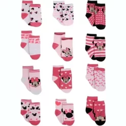 Disney Baby Girl 12 Pack Socks, Newborn Essentials For Girls (0-24M) -Family Style Shop GUEST 38ca2091 89e7 4cdc b495 14560403f598