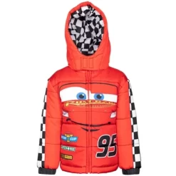 Disney Pixar Cars Lightning McQueen Winter Coat Puffer Jacket Little Kid -Family Style Shop GUEST 38cd5b9c 9b21 498b 958a 973850a9ee68