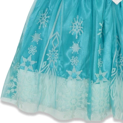 Disney Frozen Elsa Girls Fur Dress Little Kid To Big Kid 7 Disney Frozen Elsa Girls Fur Dress Little Kid To Big Kid - Image 5