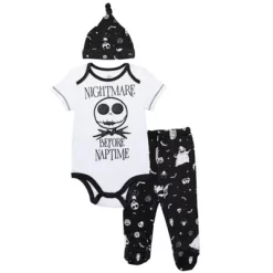 Disney Nightmare Before Christmas Zero Oogie Boogie Jack Skellington Baby Bodysuit Pants And Hat 3 Piece Outfit Set Newborn To Infant -Family Style Shop GUEST 3b11979c e54e 4730 8013 ae6e79ca725d