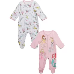 Disney Princess Ariel Cinderella Aurora Baby Girls 2 Pack Zip Up Sleep N' Play Coveralls Newborn To Infant 16 Disney Princess Ariel Cinderella Aurora Baby Girls 2 Pack Zip Up Sleep N' Play Coveralls Newborn To Infant -Family Style Shop GUEST 3ba703bb ef70 4844 9220 37668ec642f4