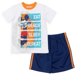 Disney Mickey Mouse Donald Duck Goofy Pluto Graphic T-Shirt And Mesh Shorts Outfit Set Infant To Little Kid -Family Style Shop GUEST 3bc4775d eabf 4a6e a2f9 96a520ecf11d