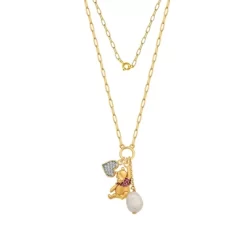 Disney Winnie The Pooh 18K Gold-Plated With Cubic Zirconia Heart, Freshwater Pearl, And Winnie The Pooh Charm Necklace 6 Disney Winnie The Pooh 18K Gold-Plated With Cubic Zirconia Heart, Freshwater Pearl, And Winnie The Pooh Charm Necklace -Family Style Shop GUEST 3bf2ceb1 05e4 4480 8ee4 ae68a6fd1083