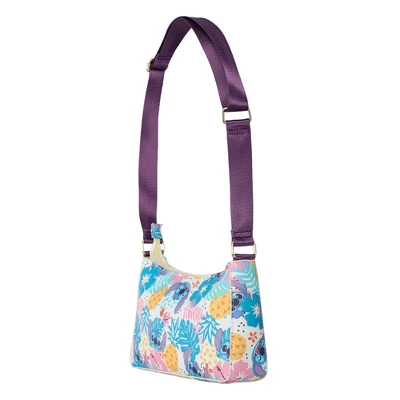 Disney Stitch Pineapple & Palm Leaves Women's Hand Bag With Coin Purse 4 Disney Stitch Pineapple & Palm Leaves Women's Hand Bag With Coin Purse - Image 2