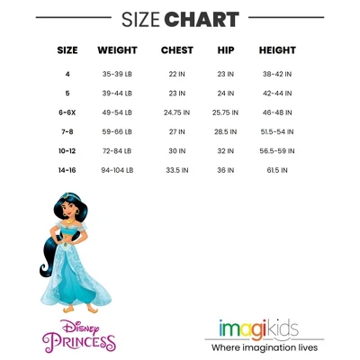 Disney Princess Ariel Cinderella Tiana Moana Jasmine Belle Girls 3 Pack T-Shirts Toddler To Big Kid 8 Disney Princess Ariel Cinderella Tiana Moana Jasmine Belle Girls 3 Pack T-Shirts Toddler To Big Kid - Image 6