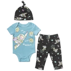 Disney Pixar Monsters Inc. Mike Mickey Mouse Baby Bodysuit Pants And Hat 3 Piece Outfit Set Newborn To Infant -Family Style Shop GUEST 3f7e68d0 e22e 4271 9eb5 d0213a9e88d4
