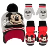 Disney Mickey Mouse Beanie Hat And 2 Pack (Ski And Knit) Mitten Set, Toddler Boys Age 2-4 -Family Style Shop GUEST 3f9d7e79 5fef 4e80 99de a0b55d54d9ab
