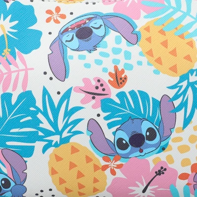 Disney Stitch Pineapple & Palm Leaves Women's Hand Bag With Coin Purse 7 Disney Stitch Pineapple & Palm Leaves Women's Hand Bag With Coin Purse - Image 5
