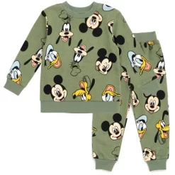 Disney Mickey Mouse Goofy Donald Duck Pluto Baby Fleece Pullover T-Shirt And Pants Infant -Family Style Shop GUEST 40bbfc3f f6fb 4e55 9beb c1781505ca58 1