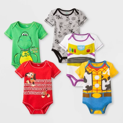 Baby Disney Toy Story 5pk Bodysuits 3 Baby Disney Toy Story 5pk Bodysuits