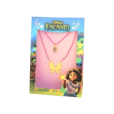 Disney Encanto Girls Butterfly And Mirabel Layered Set Pendant Necklaces Necklace 7 Disney Encanto Girls Butterfly And Mirabel Layered Set Pendant Necklaces Necklace - Image 5