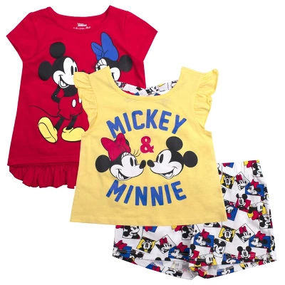 Disney Girl's 3-Pack Fancy Nancy Short Set With Tee, Tank Top And Print Shorts For Toddlers 14 Disney Girl's 3-Pack Fancy Nancy Short Set With Tee, Tank Top And Print Shorts For Toddlers - Image 12