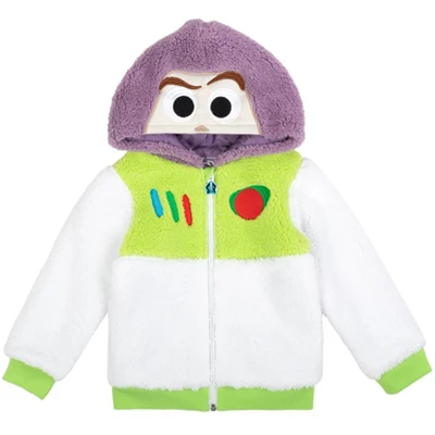 Disney Pixar Toy Story Buzz Lightyear Baby Cozy Faux Shearling Zip Up Cosplay Hoodie Infant To Toddler 11 Disney Pixar Toy Story Buzz Lightyear Baby Cozy Faux Shearling Zip Up Cosplay Hoodie Infant To Toddler - Image 9