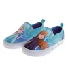 Frozen Elsa Anna Girls No Lace Shoes - Kids Disney Character Loafer Low Top SlipOn Casual Tennis Canvas Sneakers (size 5-12 Toddler - Little Kid) -Family Style Shop GUEST 46a3707a b7da 4014 8767 f5463b65f137