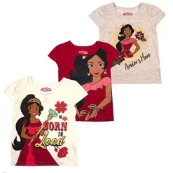 Disney Girl's 3-Pack Elena Of Avalor Short Sleeve Graphic Tees For Toddler -Family Style Shop GUEST 4706d76a fe65 4de9 a39a 13deccb5d8eb