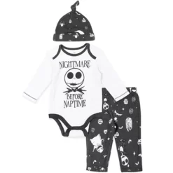 Disney Nightmare Before Christmas Zero Sally Jack Skellington Baby Bodysuit Pants And Hat 3 Piece Outfit Set Newborn To Infant 15 Disney Nightmare Before Christmas Zero Sally Jack Skellington Baby Bodysuit Pants And Hat 3 Piece Outfit Set Newborn To Infant -Family Style Shop GUEST 47e70c8c f191 49e0 8ab7 d5cd70ac5425
