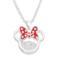 Disney Minnie Mouse Womens Silver Plated Birthstone Shaker Necklace, 18+2" 22 Disney Minnie Mouse Womens Silver Plated Birthstone Shaker Necklace, 18+2" -Family Style Shop GUEST 48ce72e9 1a4f 450c 86ea 408fb961294d