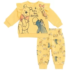 Disney Princess Minnie Mouse Winnie The Pooh Rapunzel Eeyore Piglet Fleece Sweatshirt And Pants Set Infant To Little Kid -Family Style Shop GUEST 495b05af 99b4 44dc b9a4 325f7bd1285a