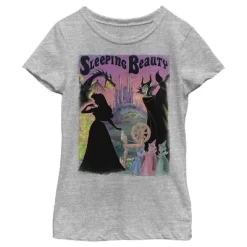 Disney Girl's Sleeping Beauty Silhouettes T-Shirt -Family Style Shop GUEST 4a7439a6 faf4 47fd a029 29ef77b6f9a3