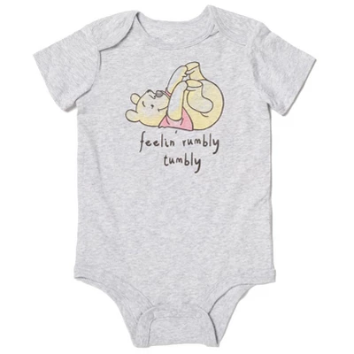 Disney Winnie The Pooh Tigger Winnie The Pooh Baby 4 Pack Snap Bodysuits Newborn To Infant 5 Disney Winnie The Pooh Tigger Winnie The Pooh Baby 4 Pack Snap Bodysuits Newborn To Infant - Image 3