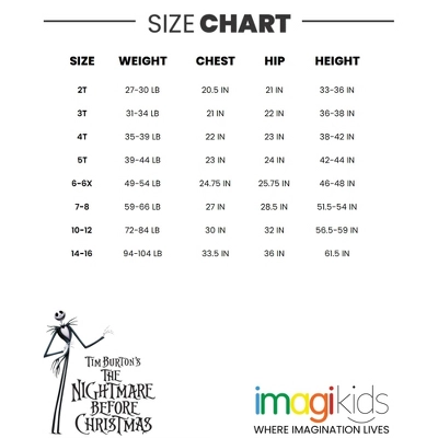 Disney Nightmare Before Christmas Sally Jack Skellington Girls 2 Pack T-Shirts Toddler To Big Kid 8 Disney Nightmare Before Christmas Sally Jack Skellington Girls 2 Pack T-Shirts Toddler To Big Kid - Image 6