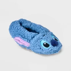 Disney Women's Lilo & Stitch Fluffy Slipper Socks With Grippers - Blue -Family Style Shop GUEST 4b1f242f 63d8 460b 8574 6c9535a6c0f9