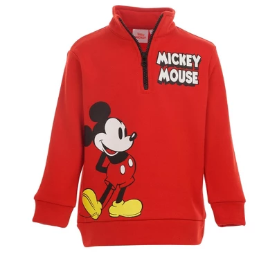Disney Mickey Mouse Half Zip Sweatshirt And Pants Set Toddler 4 Disney Mickey Mouse Half Zip Sweatshirt And Pants Set Toddler - Image 2