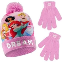 Disney Princess Winter Hat And Kids Mittens/ Gloves Set, Toddlers Age 2-4 -Family Style Shop GUEST 4b76eea4 97a1 4f37 9b09 e7a9b86e7da4