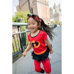 Disney Incredibles Violet Cosplay Costume T-Shirt Dress Leggings And Headband 3 Piece Set Newborn To Toddler -Family Style Shop GUEST 4cc60b11 987f 4ee6 80ae 3cda03e09304