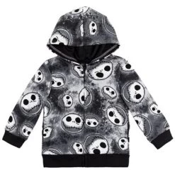 Disney Nightmare Before Christmas Jack Skellington Fleece Zip Up Hoodie Toddler -Family Style Shop GUEST 4da8afea 773f 46fb ad1d 68772eecb012