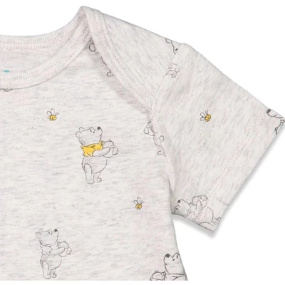 Disney Winnie The Pooh Baby Boys 3 Pack Cuddly Short Sleeve Bodysuits 6 Disney Winnie The Pooh Baby Boys 3 Pack Cuddly Short Sleeve Bodysuits - Image 4
