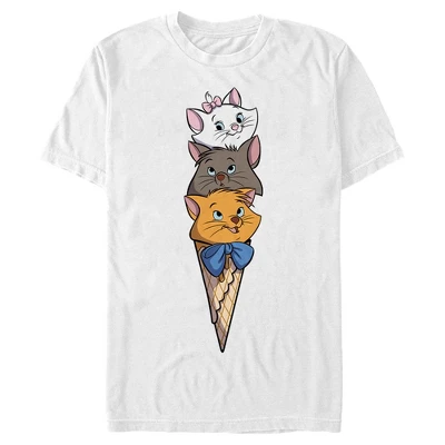Disney Men's Aristocats Triple Scoop Kittens T-Shirt 6 Disney Men's Aristocats Triple Scoop Kittens T-Shirt - Image 4