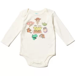 Disney Pixar Toy Story Alien Bullseye Rex Woody Jessie Buzz Lightyear Baby 4 Pack Bodysuits Newborn To Infant -Family Style Shop GUEST 51122dfc 3a00 49f6 81e4 fb2affdd3e4e