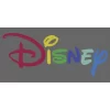 Girl's Disney Classic Multicolored Logo T-Shirt -Family Style Shop GUEST 5213c323 3046 416e 88fe e1f743d8226e