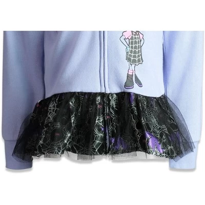 Disney Vampirina Girls French Terry Zip Up Hoodie Little Kid To Big Kid 7 Disney Vampirina Girls French Terry Zip Up Hoodie Little Kid To Big Kid - Image 5