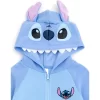 Disney Lilo & Stitch Girls French Terry Zip Up Cosplay Hoodie Little Kid To Big Kid