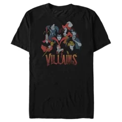Men's Disney Evil Vintage Character Collage T-Shirt -Family Style Shop GUEST 54cdd8ef 5aa5 4f21 8239 39918ec1decc