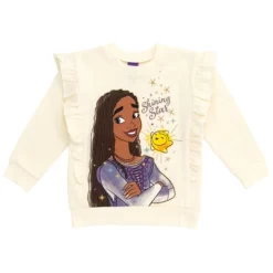 Disney Wish Asha Star Girls Fleece Sweatshirt And Pants Set Toddler To Little Kid