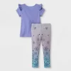 Toddler Girls' 4pc Disney Frozen Top And Bottom Set - Blue -Family Style Shop GUEST 55c27a32 0296 46e9 95ef 62a591dcd953