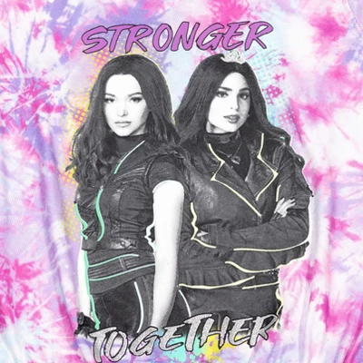 Disney Descendants Mal Evie Fashion Sleeveless Romper Purple Tie-Dye 3 Disney Descendants Mal Evie Fashion Sleeveless Romper Purple Tie-Dye