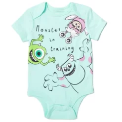 Disney Pixar Monsters Inc. Sulley Boo Mike Wazowski Baby Bodysuit Pants And Hat 3 Piece Outfit Set Newborn To Infant -Family Style Shop GUEST 57776298 8c74 472c aa3c 8c287403b006