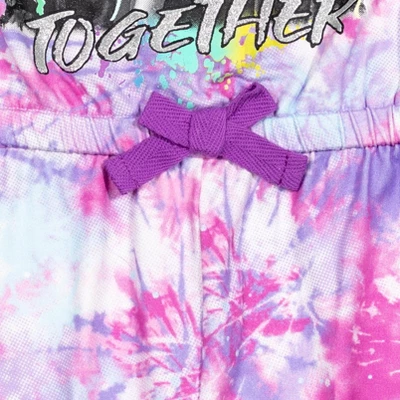 Disney Descendants Mal Evie Fashion Sleeveless Romper Purple Tie-Dye 5 Disney Descendants Mal Evie Fashion Sleeveless Romper Purple Tie-Dye - Image 3