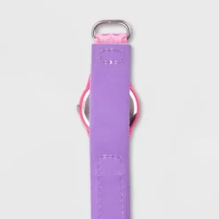 Girls' Disney Princess Plastic Time Teacher Nylon Strap Watch - Pink -Family Style Shop GUEST 58e09eb7 ca51 4ef8 bb3b 9b114db755cf