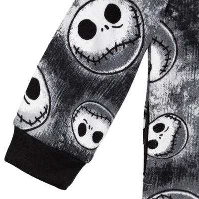Disney Nightmare Before Christmas Jack Skellington Fleece Zip Up Hoodie Little Kid To Big Kid 7 Disney Nightmare Before Christmas Jack Skellington Fleece Zip Up Hoodie Little Kid To Big Kid - Image 5