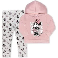 Disney Girl's 2-Pack Minnie Mouse Pullover Hoodie And Patterned Legging Pant Set Variety For Infant -Family Style Shop GUEST 58f31cc2 3cd4 46b4 a527 fb76bb513cb8
