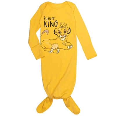Disney Lion King Simba Sleeper Gown And Hat Newborn To Infant 4 Disney Lion King Simba Sleeper Gown And Hat Newborn To Infant - Image 2